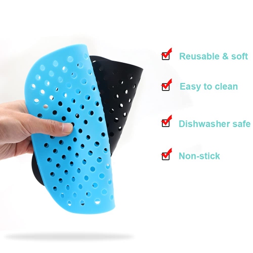 2Pcs Reusable Air Fryer Liners, 8.5 Inch Square Non-Stick Silicone Air Fryer Basket Mats, Air Fryer Accessories for 5.8 QT a