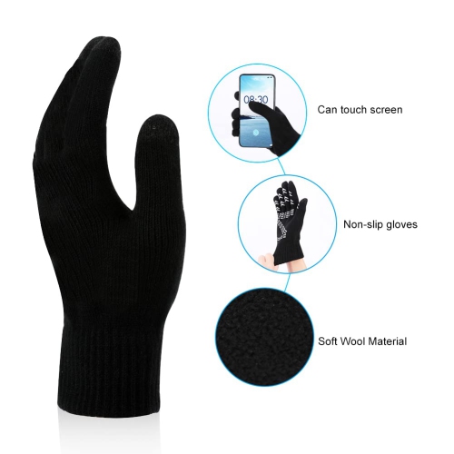 Bluetooth Beanie Hat for Women Music Hat Bluetooth Beanie Women Wireless Pom Pom Beanie Hat Bluetooth V5.0 Knit Beanie Hat W