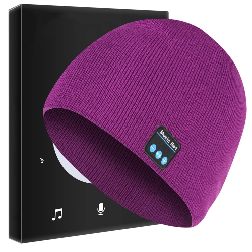 Unisex Wireless Beanie Hat with Exquisite Packaging Wireless Earphone Hat Music Hat Winter Knit Cap