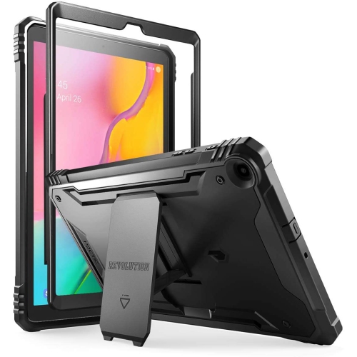 AXGEAR  Galaxy Tab A 10.1 2019 Rugged Case \w Kickstand Poetic Full Body Shockproof Cover Revolution, for Samsung Galaxy Tab A Tablet 10.1 Inch (2019)