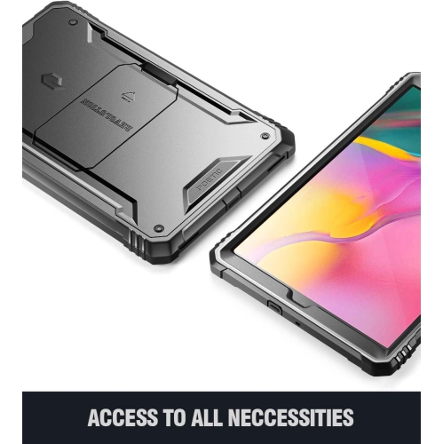 axGear Galaxy Tab A 10.1 2019 Rugged Case with Kickstand Poetic Full Body Shockproof Cover Revolution, for Samsung Galaxy Tab A Tablet 10.1 Inch,