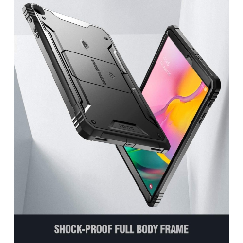 axGear Galaxy Tab A 10.1 2019 Rugged Case with Kickstand Poetic Full Body Shockproof Cover Revolution, for Samsung Galaxy Tab A Tablet 10.1 Inch,