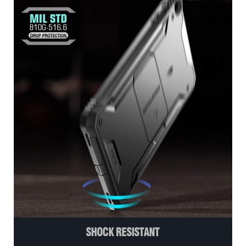 axGear Galaxy Tab A 10.1 2019 Rugged Case with Kickstand Poetic Full Body Shockproof Cover Revolution, for Samsung Galaxy Tab A Tablet 10.1 Inch,