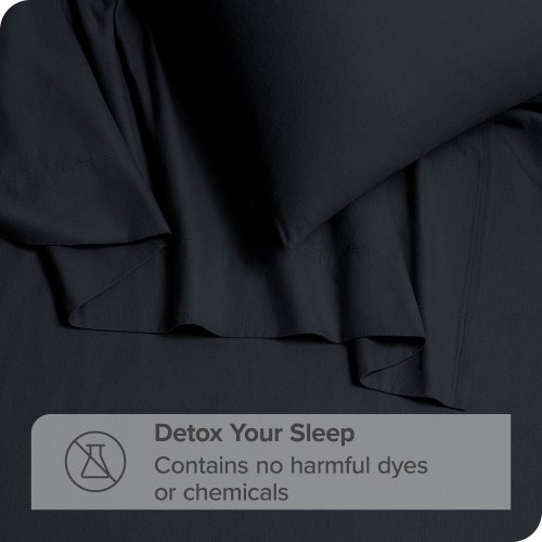 Bare Home Organic Flannel Sheet Set 100% Cotton, Velvety Soft Heavyweight - Double Brushed - Deep Pocket