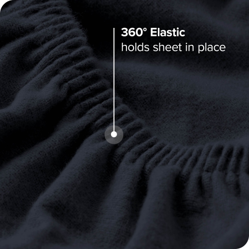 Bare Home Organic Flannel Sheet Set 100% Cotton, Velvety Soft Heavyweight - Double Brushed - Deep Pocket