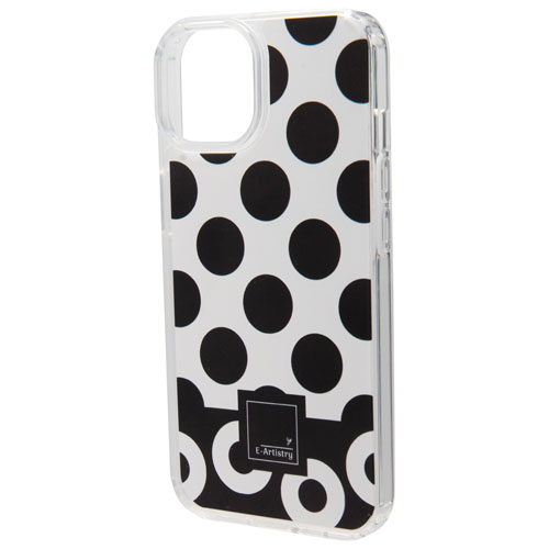 E-Artistry Lottie Dottie Fitted Hard Shell Case for iPhone 14 - Black Currant