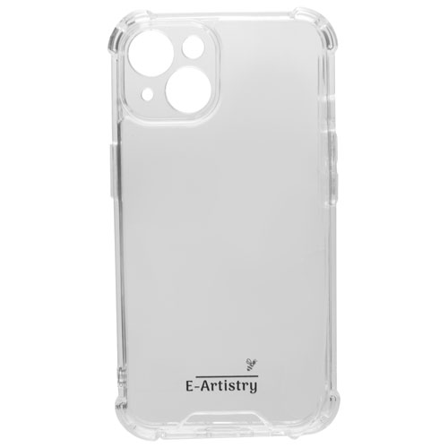 E-Artistry & Co. Signature Label Fitted Hard Shell Case for iPhone 14 - Clear