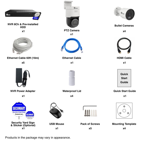 Ezviz Wireless Security Camera 2K WiFi Pan & Tilt Spotlight Surveillance, Smart Home AI Person Detection & DIY Security Kit Active Defense CCTV,