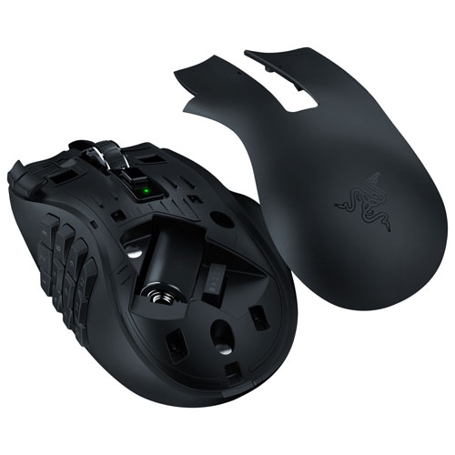 Souris de jeu optique Bluetooth de 30 000 ppp Naga V2 HyperSpeed de Razer - Noir