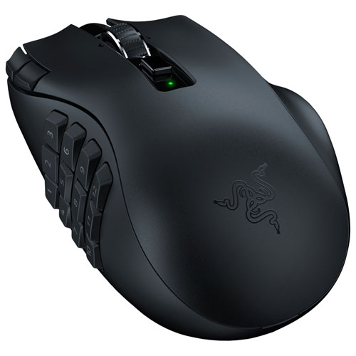 Razer Naga V2 HyperSpeed 30000 DPI Bluetooth Optical Gaming Mouse - Black