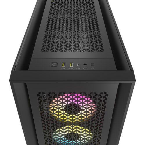 Corsair 5000D RGB Airflow Mid-Tower ATX Computer Case - Black