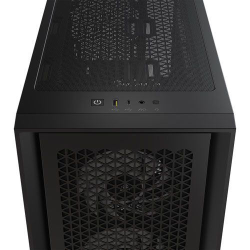 Corsair 4000D RGB Airflow Mid-Tower ATX Computer Case - Black