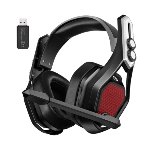 Open Box - Mpow Iron Pro Wireless Gaming Headset , Wired 3.5mm for Xbox & Wireless USB Over-Ear Headphones