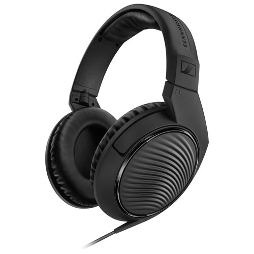 Sennheiser HD 200 Pro Over-Ear Sound Isolating Monitor Headphones - Black