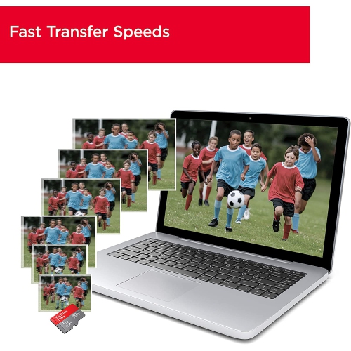 Carte mémoire SDXC Ultra Micro de 64 Go de SanDisk + adaptateur