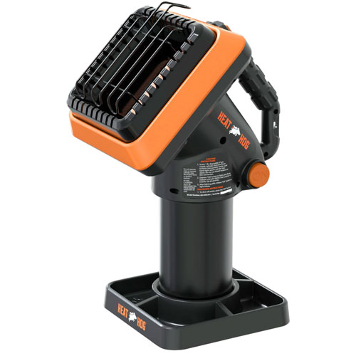 Heat Hog Piglet Portable Propane Heater - 4,000 BTU - Black