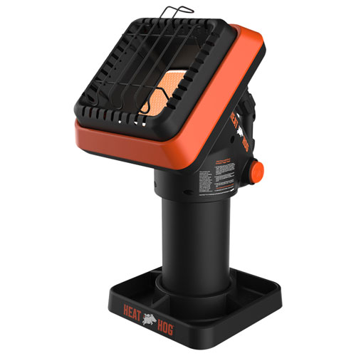 Heat Hog Piglet Portable Propane Heater - 4,000 BTU - Black