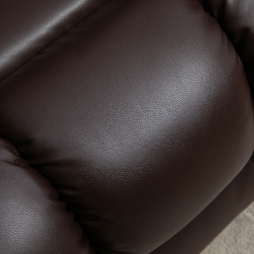 Fauteuil inclinable électrique pour personnes âgées de HOMCOM, fauteuil inclinable en cuir PU avec repose-pieds, télécommande, pochettes latérales et