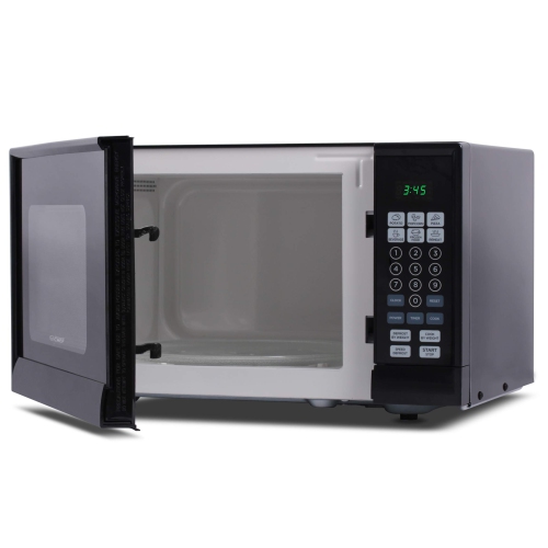 Commercial Chef Countertop Microwave Oven, 19.3 x 14.7 x 11.2 Inches, Black