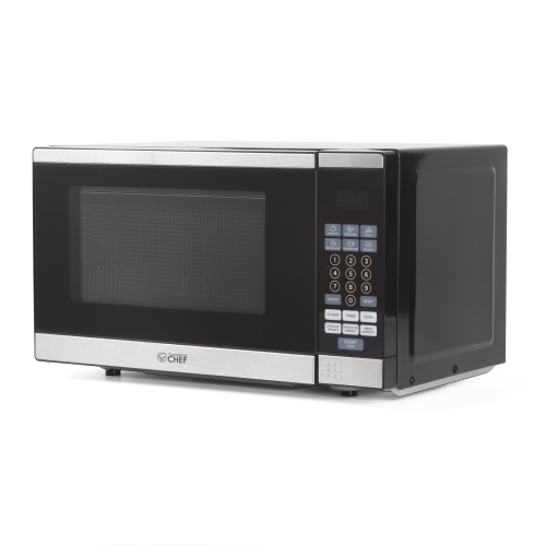 COMMERCIAL CHEF  Countertop Microwave Oven, 0.7 Cubic Feet, Stainless Steel This oven works well except the buttons are hard to press