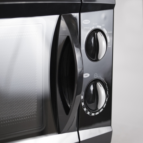 Commercial Chef Countertop Microwave Oven, 0.6 Cu. Ft, Black