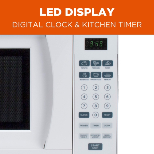 Commercial Chef Micro-ondes de comptoir, 0,7 pieds cubes