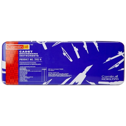 Ensemble complet d'instruments d'ingénierie Camlin, Omega et Casio