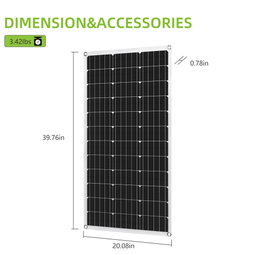 Flexible Solar Panel 100W