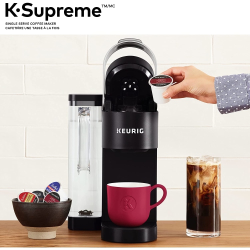 Keurig K-Supreme Single Serve K-Cup Pod Coffee Maker, with Multistream Technology, Black