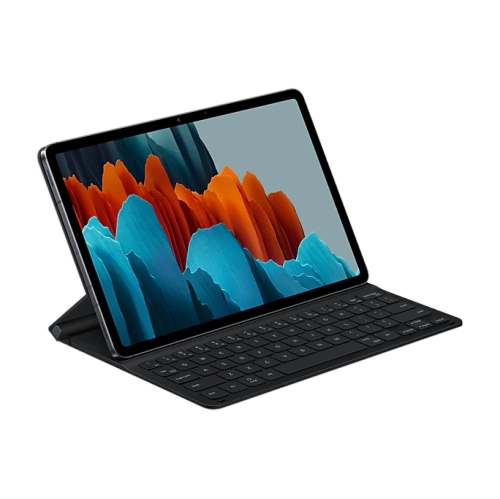 Open Box - Samsung Keyboard Book Cover Slim Case for Galaxy Tab S8/S7 - Black