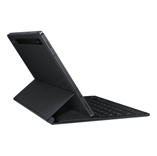 Open Box - Samsung Keyboard Book Cover Slim Case for Galaxy Tab S8/S7 - Black