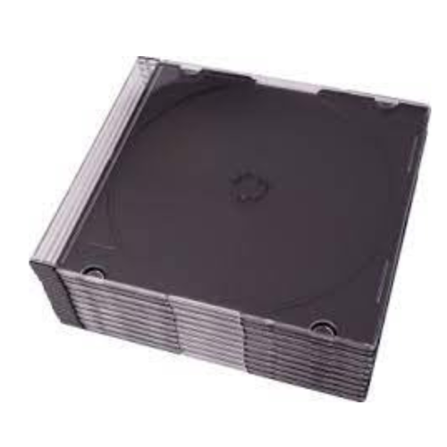 10 PK CD/DVD Slim Storage Cases