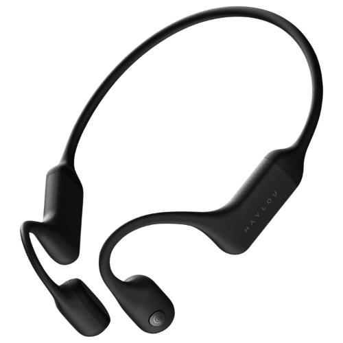 HAYLOU  Purfree Bone Conduction Headphones Open-Ear Design Born Bluetooth 5.2 Sport Headphones- Lightweight Secure Fit, Ip67 Waterproof, Dual Device