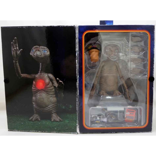 Image 1 de 3.. E.T. Figurine articulée de 5 po de Multimeates - E.T. Light Up Deluxe