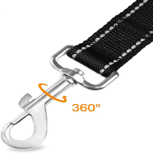 Dog Leash Pull Belt with Padded Handle, Heavy Duty Long Reflective Nylon Training Walking Leash For Medium, Large Dogs
