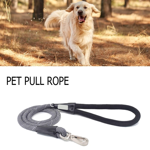 Adjustable Dog Proper Reflective PULL ROPE for Dog Rope Collar For All Medium Dog