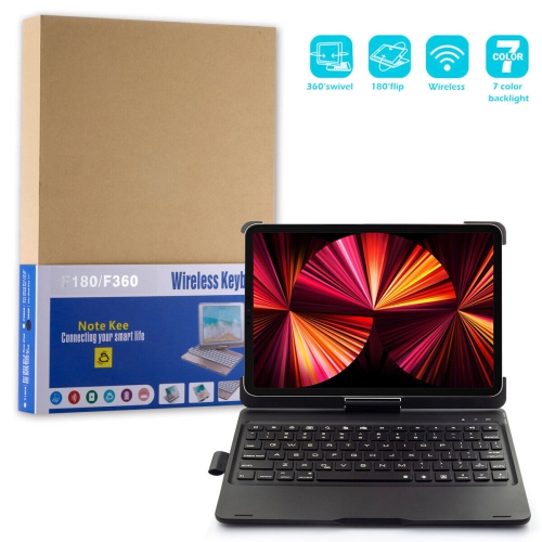 Étui rotatif à 360° avec clavier rétroéclairé pour iPad Pro de 11 po avec M1 2021 de 3e génération