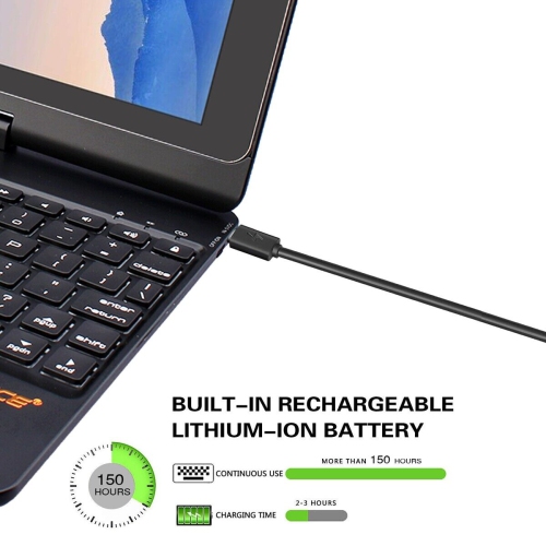 Étui rotatif à 360° avec clavier rétroéclairé pour iPad Pro de 11 po avec M1 2021 de 3e génération