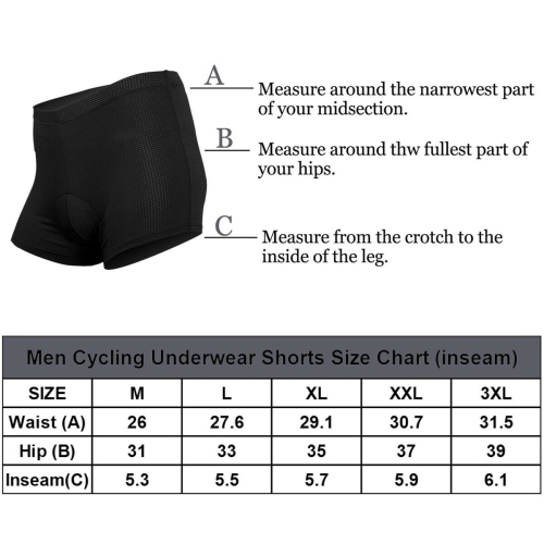 Quick-dry Bike Bicycle Cycling Shorts Gel Padded Underwear Cooldry Pants  Comfort