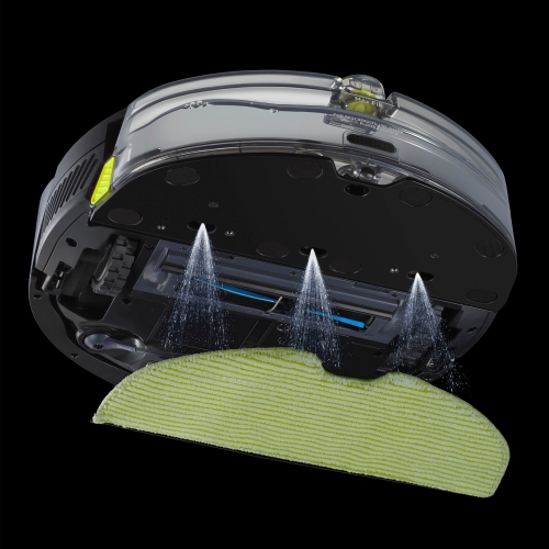 REFURBISHED - SHARK - AI ROBOT VACUUM & MOP WITH HOME MAPPING, WIFI CONNECTED - BLACK (RV2001WD)