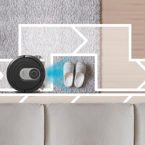 REFURBISHED - SHARK - AI ROBOT VACUUM & MOP WITH HOME MAPPING, WIFI CONNECTED - BLACK (RV2001WD)