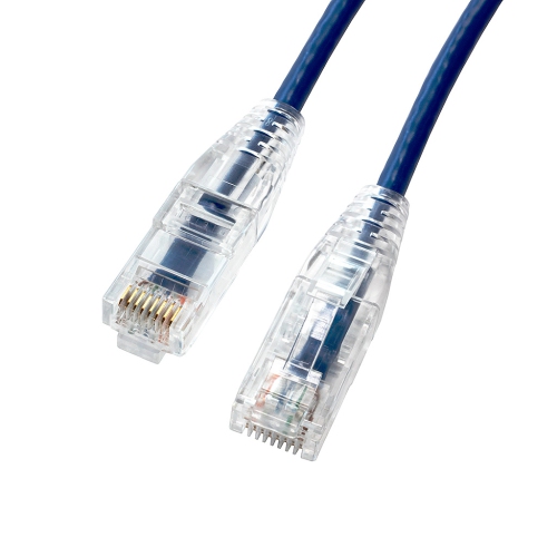 (PACK OF 10) CAT6A SLIM UTP NETWORK PATCH CABLE 28AWG 5ft.