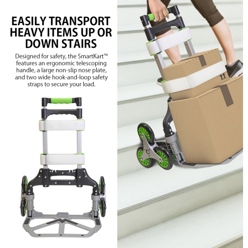 Chariot pliable à trois roues pour l’escalier de SmartKart