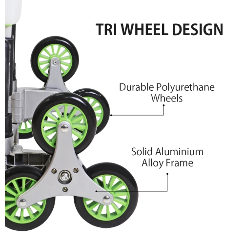 Chariot pliable à trois roues pour l’escalier de SmartKart