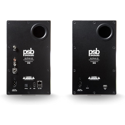 PSB Alpha iQ Streaming Enceintes amplifiées avec BluOS - Blanc