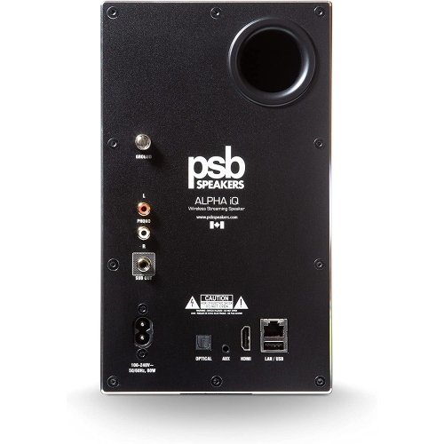 PSB Alpha iQ Streaming Enceintes amplifiées avec BluOS - Blanc