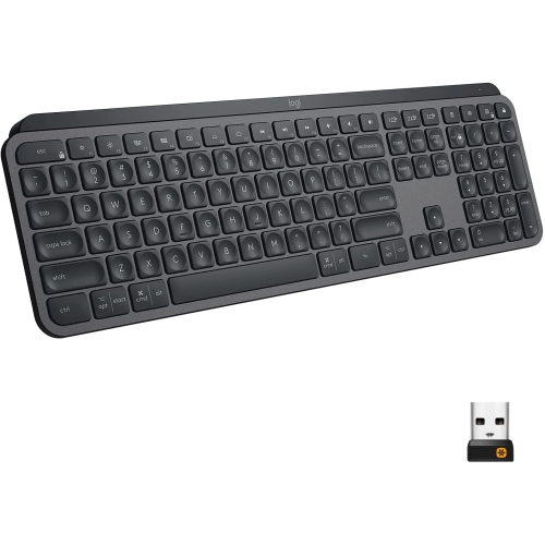 LOGITECH  - Mx Keys Advanced Wireless Illuminated Keyboard (Graphite)