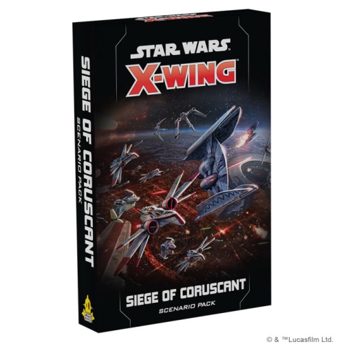 Fantasy Flight Games Star Wars: X-Wing Second Edition - Siege of Coruscant Scenario Pack 2 players, ages 14+, 60-120 minutes