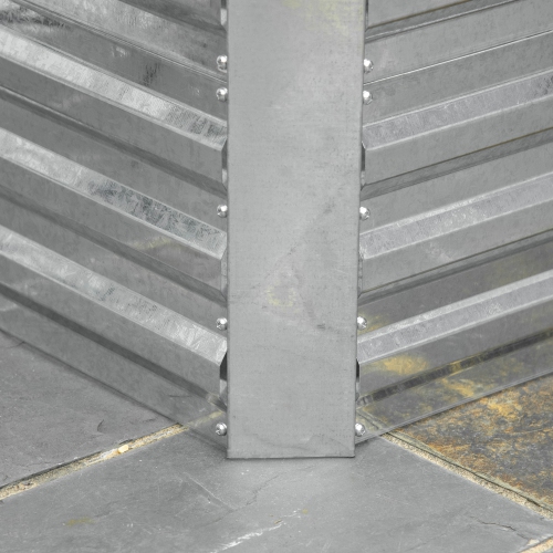 Outsunny Raised Garden Bed, 6' x 3' x 2' Galvanized Steel Planters for Outdoor Plants with Multi-reinforced Rods for Vegetables, Flowers and Herbs,