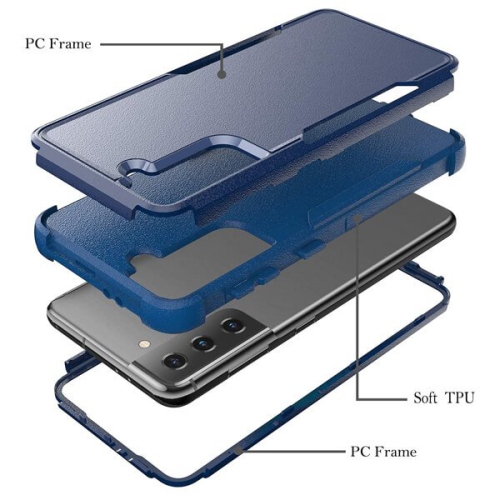 Étui rigide ajusté Defender de Supershield pour Galaxy S22 5G - Bleu